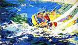 Sailing Canvas Paintings - Aegean Sailing